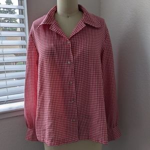 Vintage 70s Gingham Buttondown